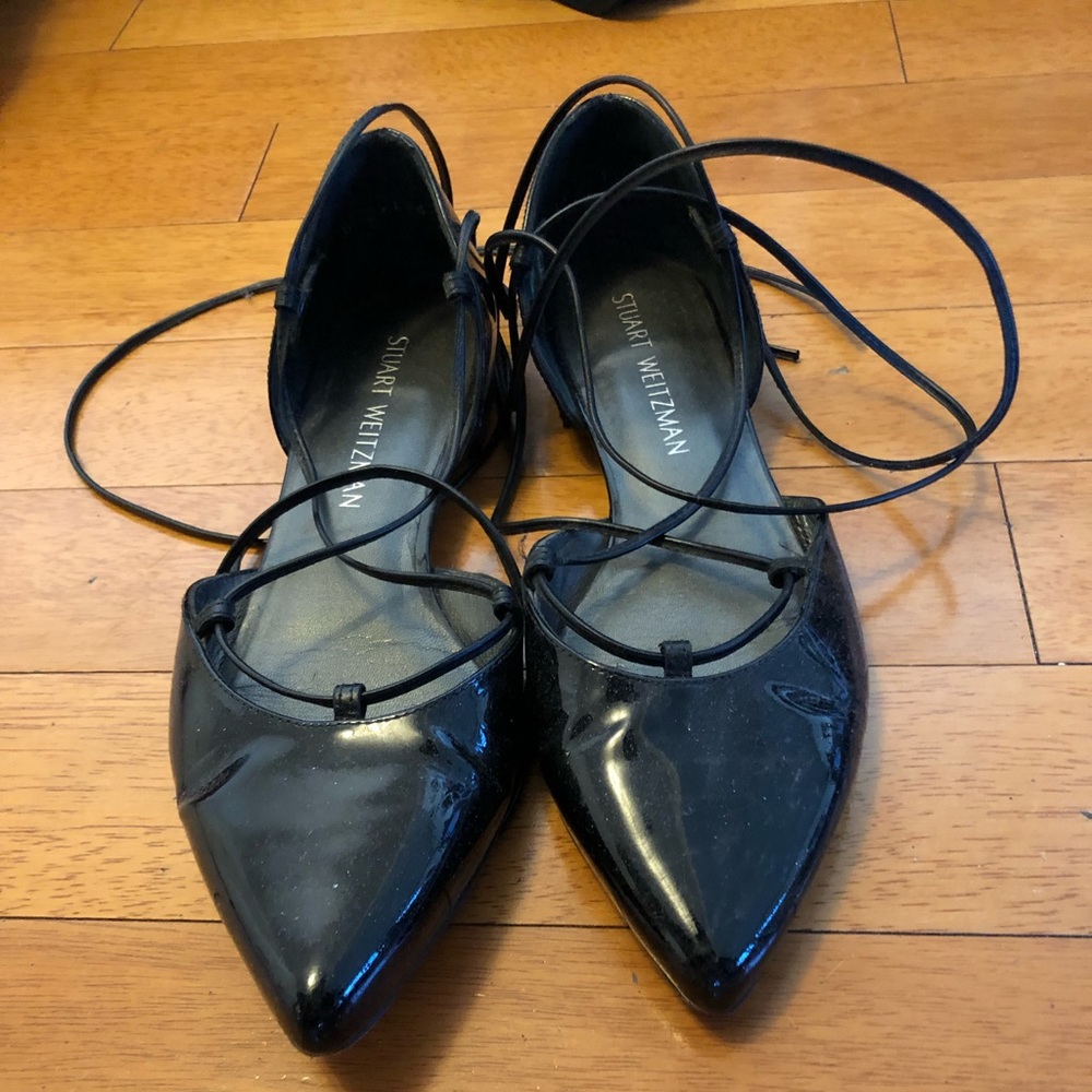 Stuart Weitzman black Gilligan sandals size 7 - Picture 3 of 4
